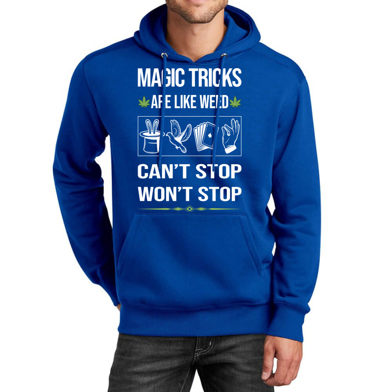 Funny Cant Stop Magic Tricks Quote Unisex Hoodie by bonitamella8 | Artistshot