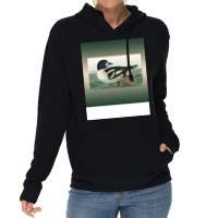 Common Goldeneye Duck Birder Antique Look Birding Lightweight Hoodie | Artistshot