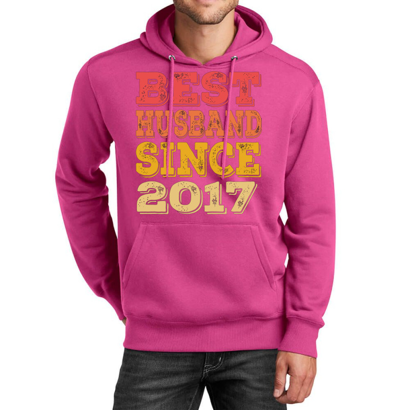 Best Husband Since 2017 Retro Unisex Hoodie | Artistshot