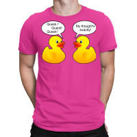 Rubber Ducks Talking Girl T-shirt | Artistshot