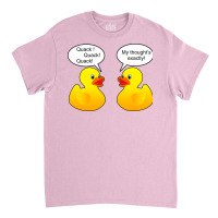 Rubber Ducks Talking Girl Classic T-shirt | Artistshot