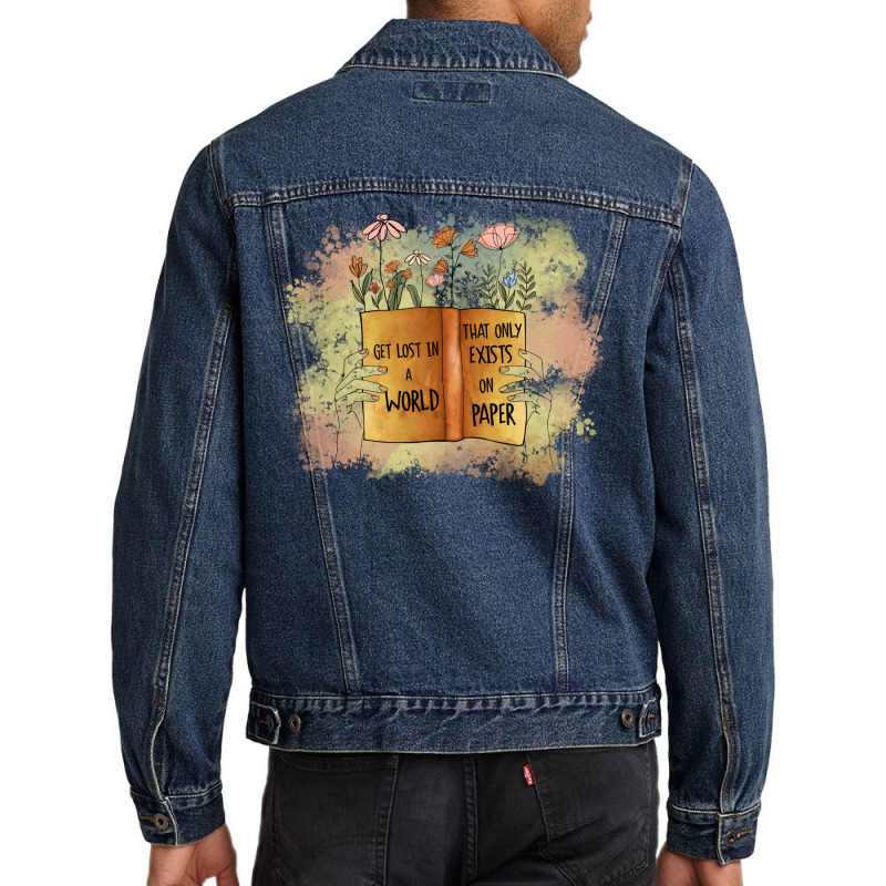 Book Lover 20230215t215125146 Men Denim Jacket | Artistshot