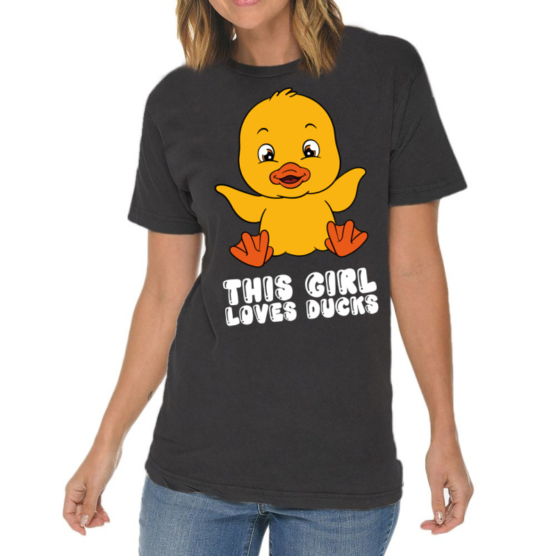 Funny Duck Graphic Hippie Gift Vintage T-shirt | Artistshot