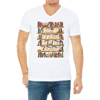 Go To The Library 80s V-neck Tee | Artistshot