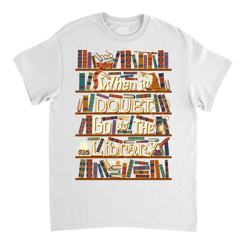 Go To The Library 80s Classic T-shirt | Artistshot