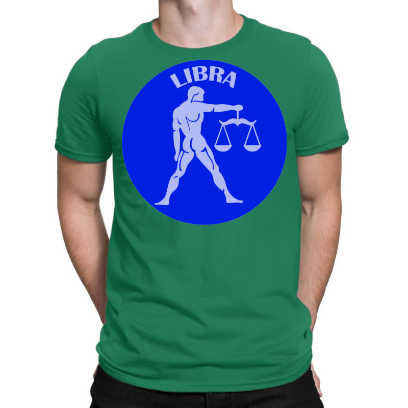 Libra Astrology Zodiac Sign Libra Man Holding Scal T-shirt | Artistshot