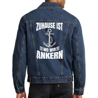 Sailing Sailing Seaman Maritime Catamaran Gift Men Denim Jacket | Artistshot