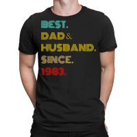 Best Dad Husband Since 1983 Fathers Day Gifts T-shirt | Artistshot