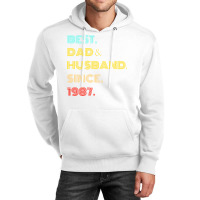 Best Dad Husband Since 1987 Fathers Day Gifts Unisex Hoodie | Artistshot