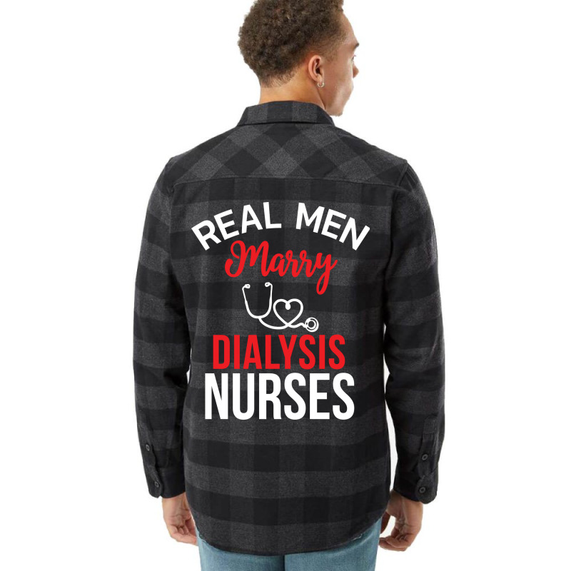 Dialysis Nurse Husband Gift Retro Flannel Shirt by azapogosw | Artistshot