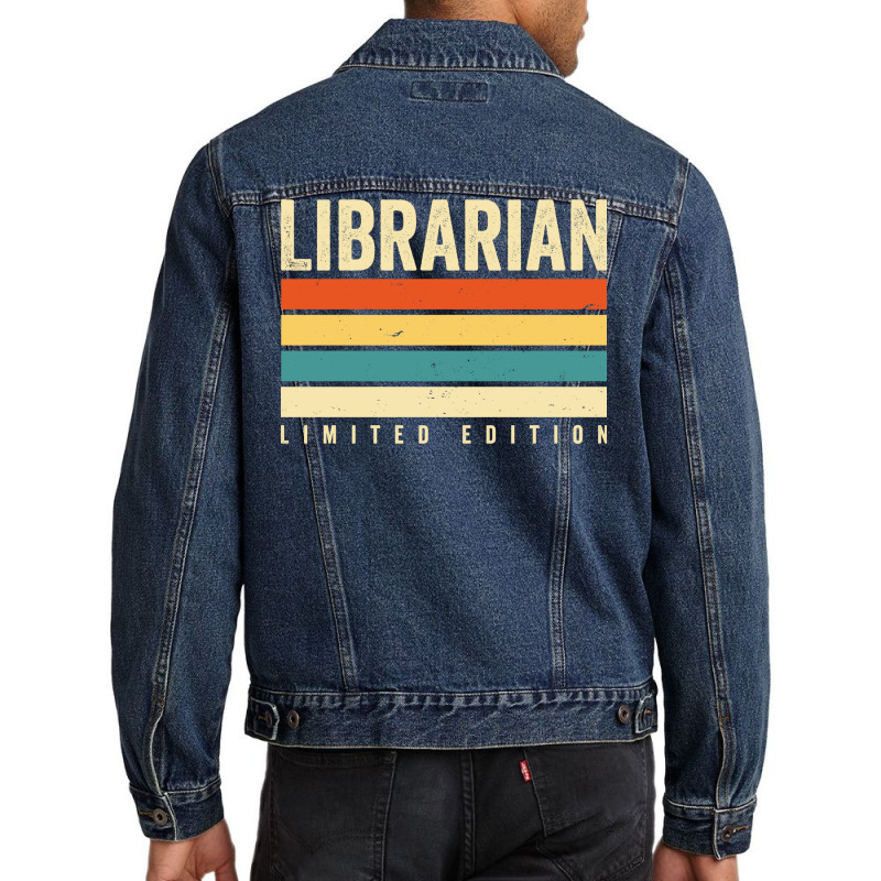 Librarian Limited Edition Humor Men Denim Jacket by odjugokajauc | Artistshot