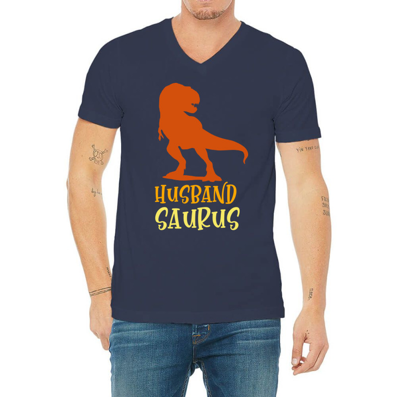 Husbandsaurus Vintage V-Neck Tee by azapogosw | Artistshot