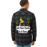 Get Your Ducks In A Row Music Flannel Shirt | Artistshot