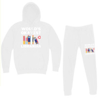 Worlds Okayest And Best Librarian Travel Hoodie & Jogger Set | Artistshot