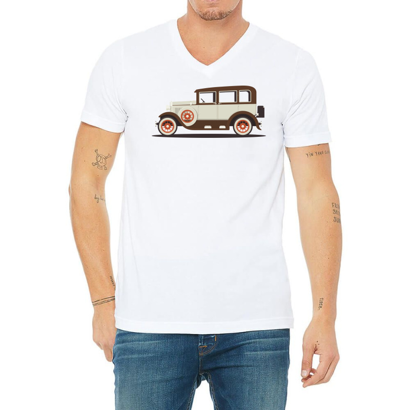 1931 Model A Sedan Aesthetic V-neck Tee | Artistshot