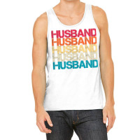 Husband Retro Vintage Sunset Distressed Typography Tank Top | Artistshot