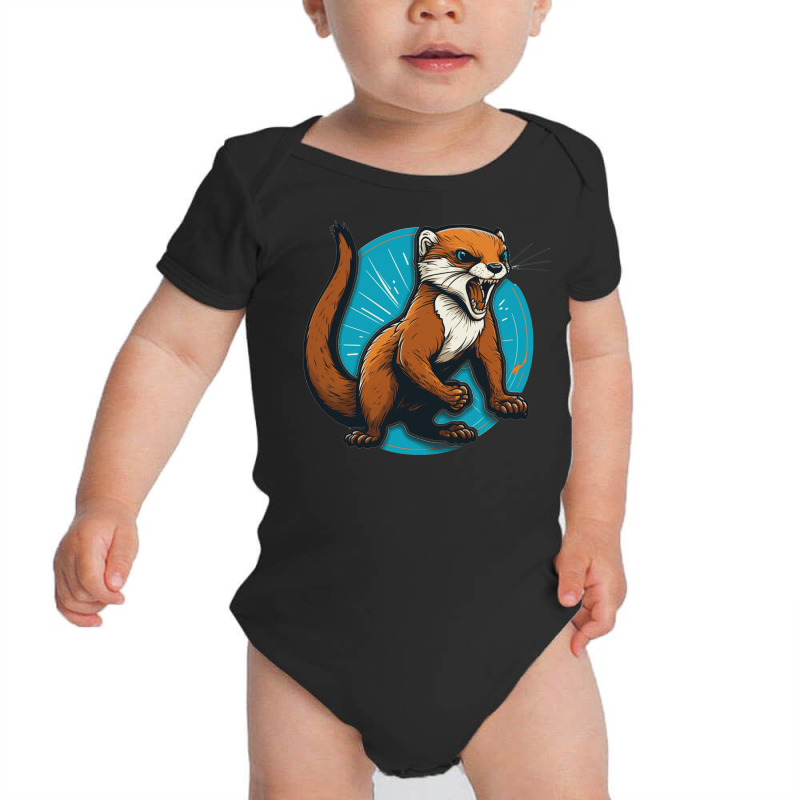 Weasel Angry Baby Bodysuit by Tobiasoey18 | Artistshot