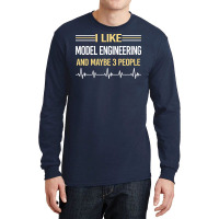 3 People Model Engineering Engineer Nostalgia Long Sleeve Shirts | Artistshot