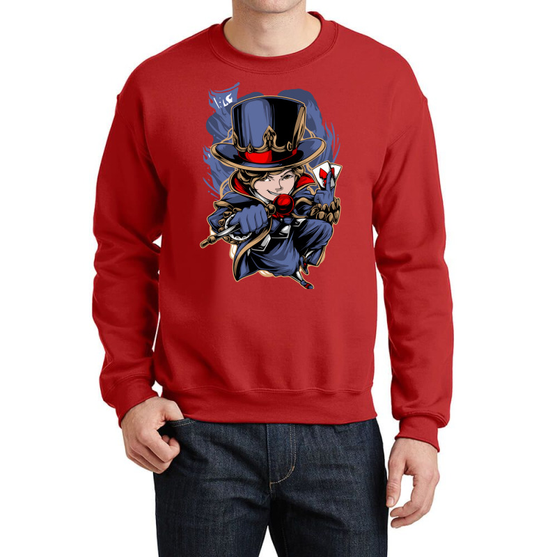 Little Magician Brings Sticks Retro Crewneck Sweatshirt | Artistshot