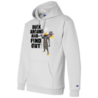 Duck Around Find Out Vintage Champion Hoodie | Artistshot