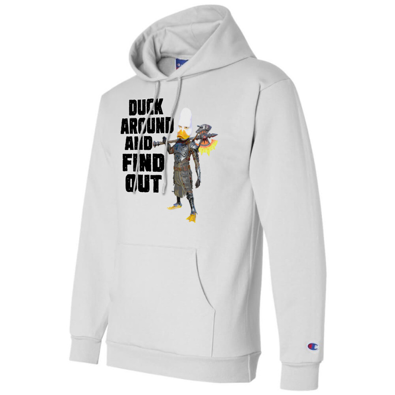 Duck Around Find Out Vintage Champion Hoodie | Artistshot