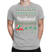 Ugly Christmas Sweater Husband Girl T-shirt | Artistshot