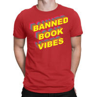 Banned Book Vibes Vintage Rainbow Funny T-shirt | Artistshot