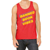 Banned Book Vibes Vintage Rainbow Funny Tank Top | Artistshot