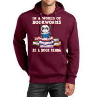 Bookworm Funny Reading Book Panda Reader Stars Unisex Hoodie | Artistshot