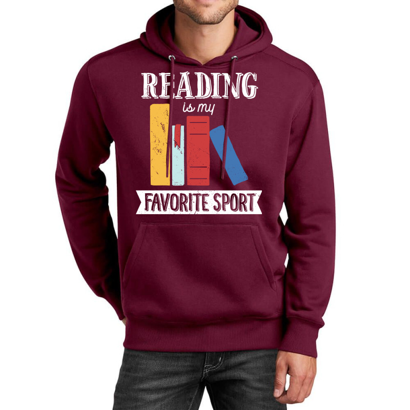 Book Lover  Reading Is My Favorite Sport Reader Re Unisex Hoodie | Artistshot