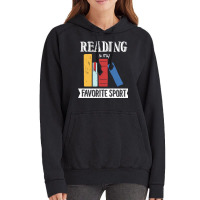 Book Lover  Reading Is My Favorite Sport Reader Re Vintage Hoodie | Artistshot