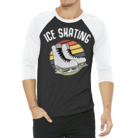 Figure Skating Ice Dance Ice Skating Ice Rink 3/4 Sleeve Shirt | Artistshot