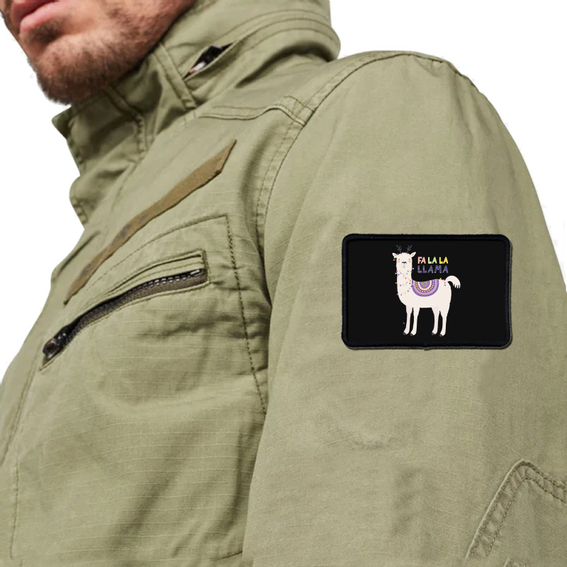 Llama T  Shirt Fa La La L L A M A T  Shirt Rectangle Patch | Artistshot