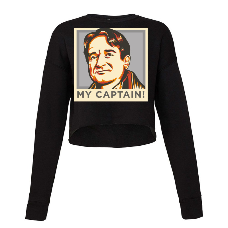 My Captain! Dead Poets Society Cropped Sweater by leonmolea | Artistshot