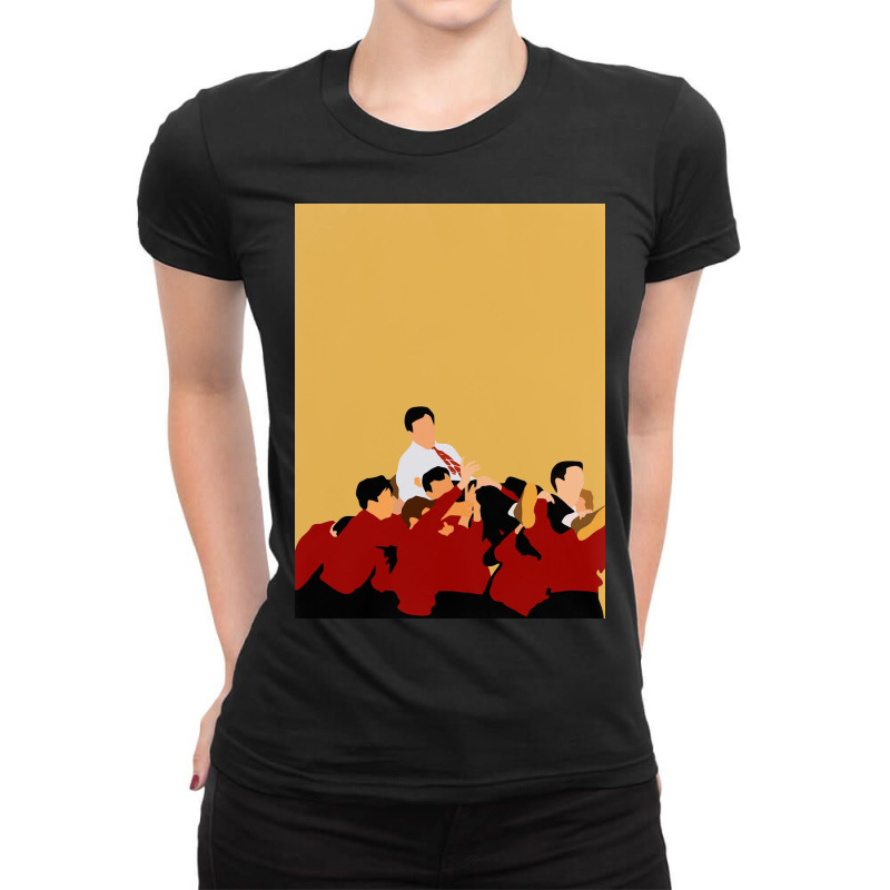 Minimalist Dead Poets Society Ladies Fitted T-Shirt by leonmolea | Artistshot