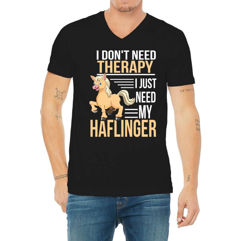 Haflinger Horse Gift For Horses Riding   Riders On V-neck Tee | Artistshot