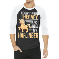 Haflinger Horse Gift For Horses Riding   Riders On 3/4 Sleeve Shirt | Artistshot