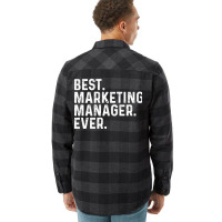 Best Marketing Manager Ever Red Flannel Shirt | Artistshot