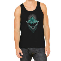 Minimal Mountains Geometry Outdoor Hiking Nature Tank Top | Artistshot