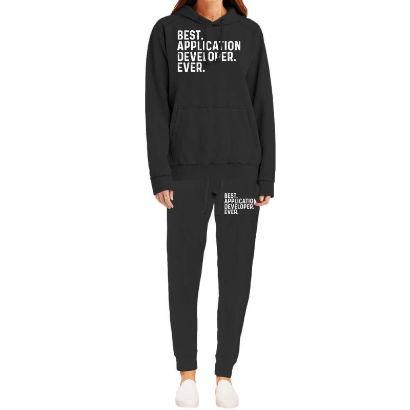 Best Application Developer Ever Girl Hoodie & Jogger set by frithdomoaau | Artistshot