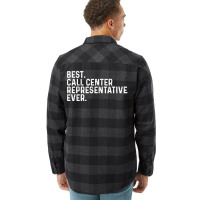 Best Call Center Representative Ever Red Flannel Shirt | Artistshot