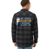 Nothing Scares Me Husband Wife Argentina Married A Flannel Shirt | Artistshot