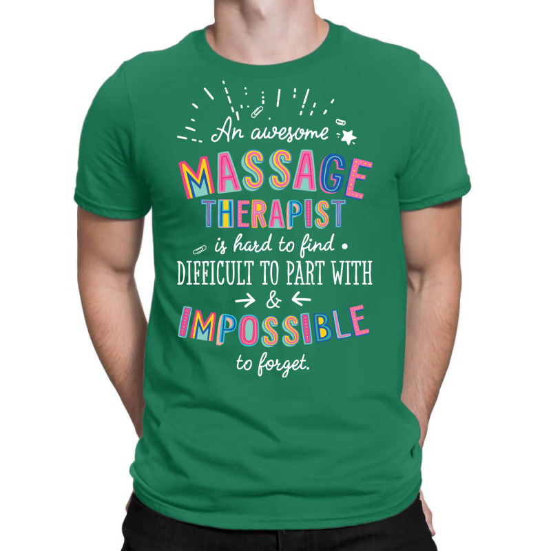 An Awesome Massage Therapist Gift Idea Impossible T-Shirt by ngankooranosi | Artistshot