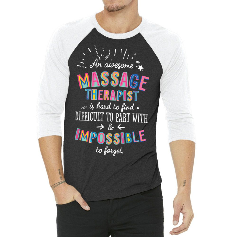 An Awesome Massage Therapist Gift Idea Impossible 3/4 Sleeve Shirt by ngankooranosi | Artistshot