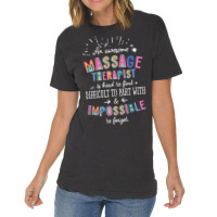 An Awesome Massage Therapist Gift Idea Impossible Vintage T-shirt | Artistshot