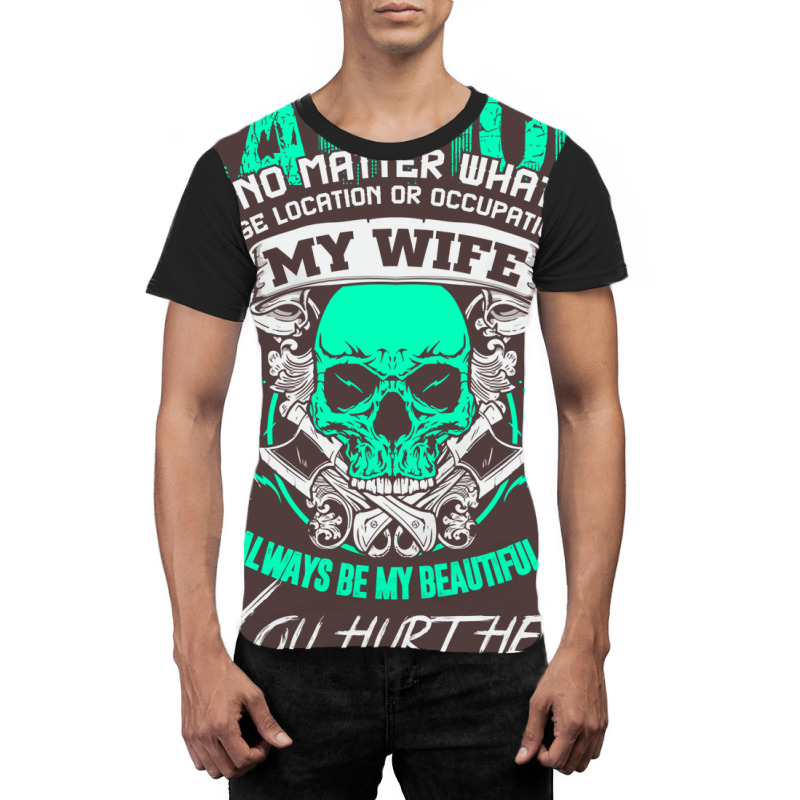 My Wife Will Always Be My Beautiful Angel Funny Graphic T-shirt by dyrmaadnilb | Artistshot