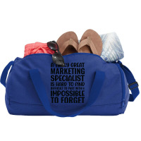 A Truly Great Marketing Specialist Is Hard To Find Duffel Bag | Artistshot