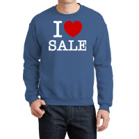 I Heart Love Sale Girl Crewneck Sweatshirt | Artistshot