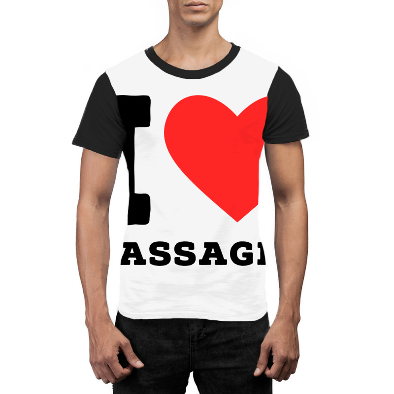 I Love Massage Cool Graphic T-shirt by slibobatrouzn | Artistshot