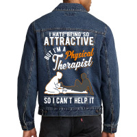 Attractive Physical Therapist Physiotherapy Physio Men Denim Jacket | Artistshot